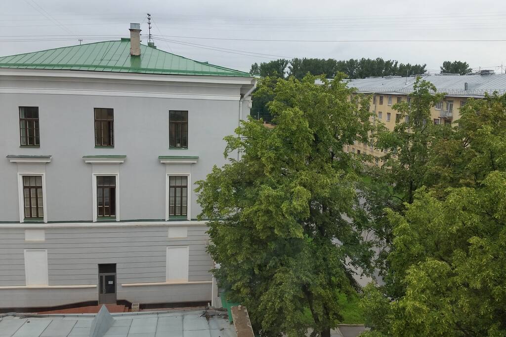 Вид с окна комнаты