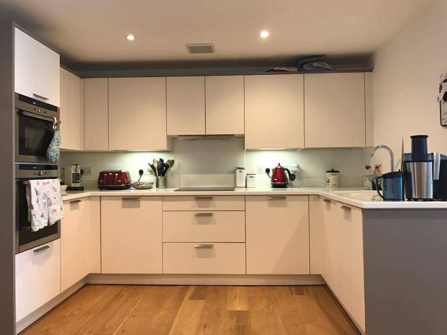 Open plan kitchen