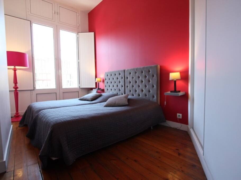 Chambre 2 : Deux lits en 90 cm