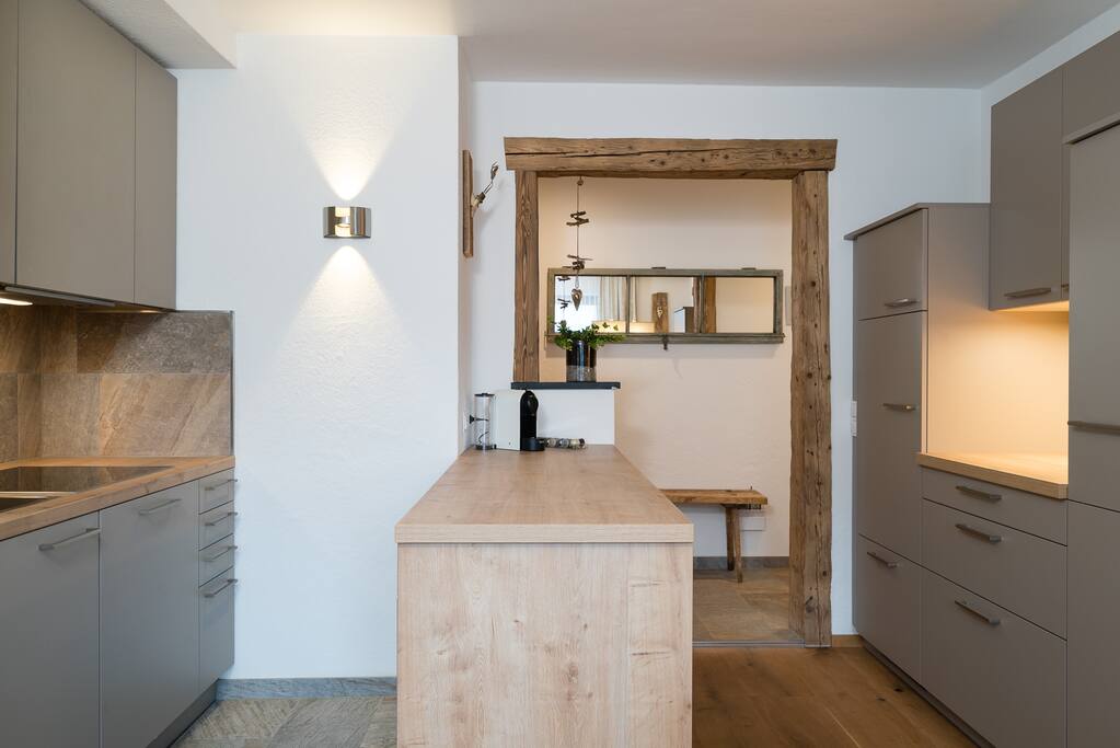 Küche/Wohnraum Zirbenstudio