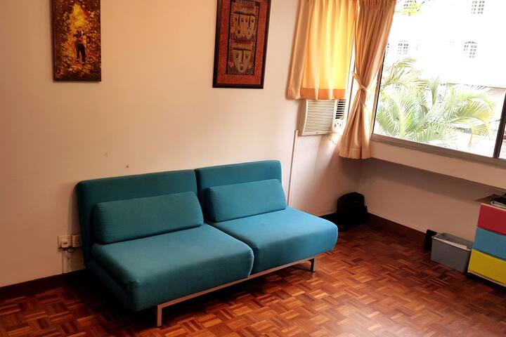 Chumba cha 2 cha kulala chenye vitanda viwili vya Sofa