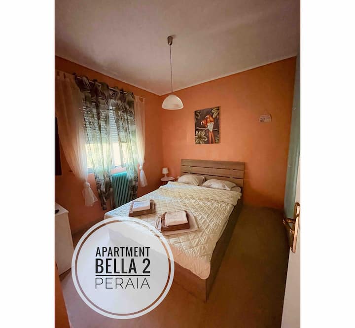 Apartment Bella 2 40m2, Free Parking, Peraia Apartments for Rent in Perea, Greece Airbnb