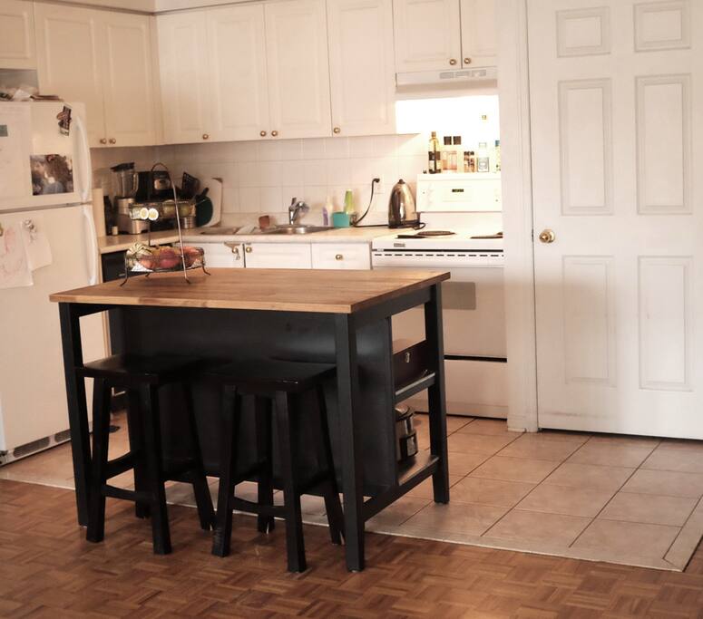 Open concept kitchen