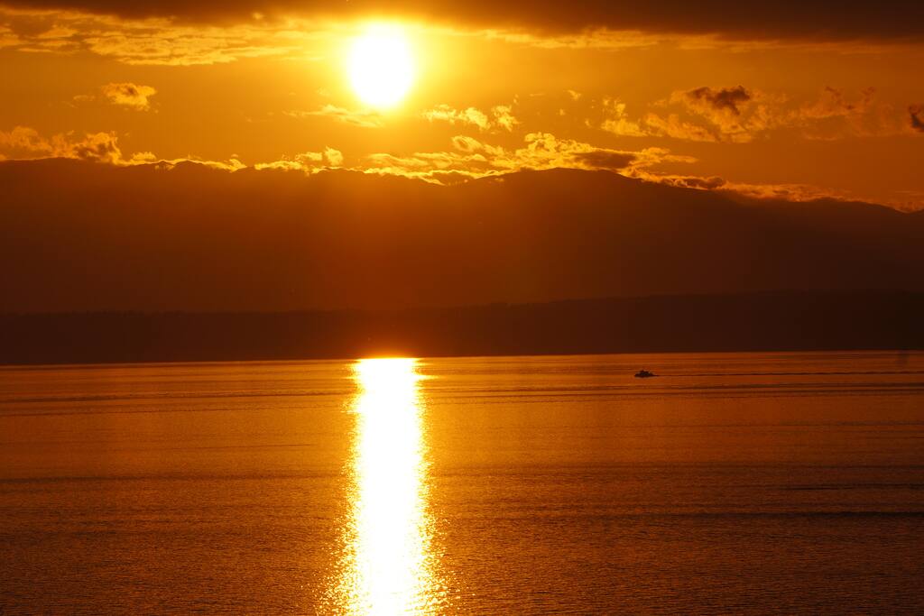 view at sunset