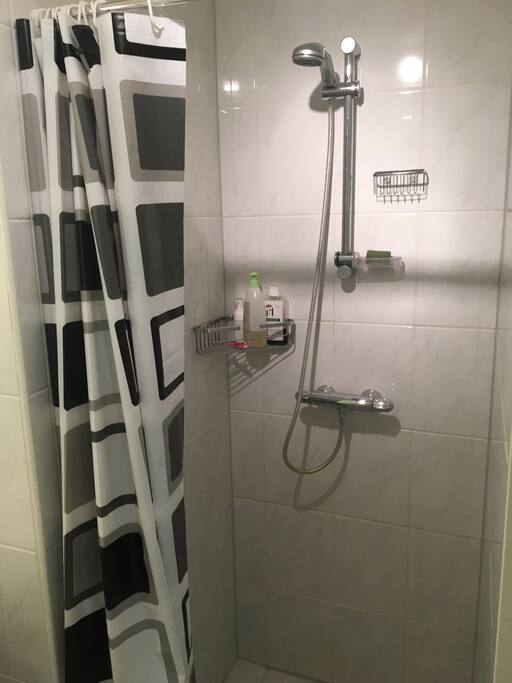 Proper hot shower to help you relax on your trip.