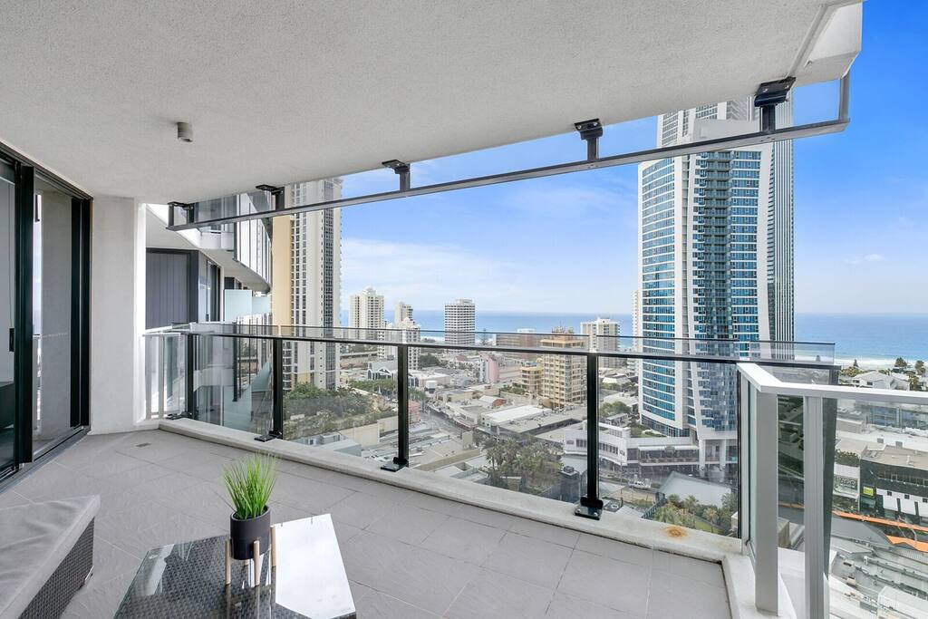 Large balcony