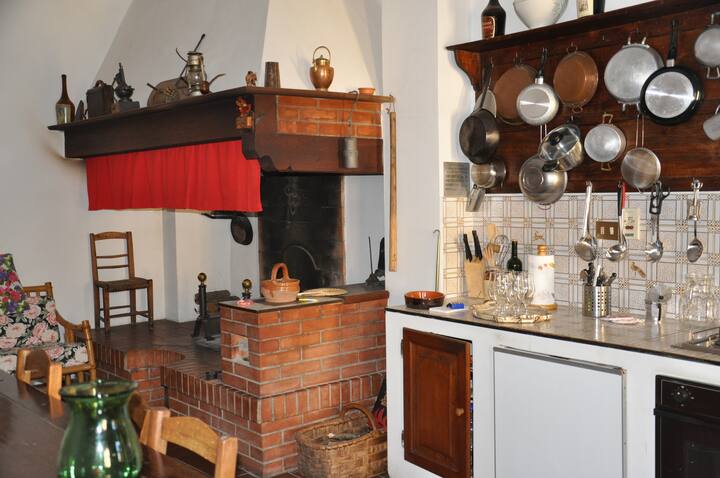 Large home with fireplace