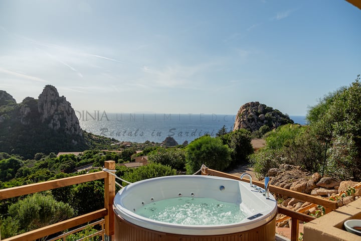 Villa Assenzia: Villa With Seaview And Jacuzzi - Costa Paradiso