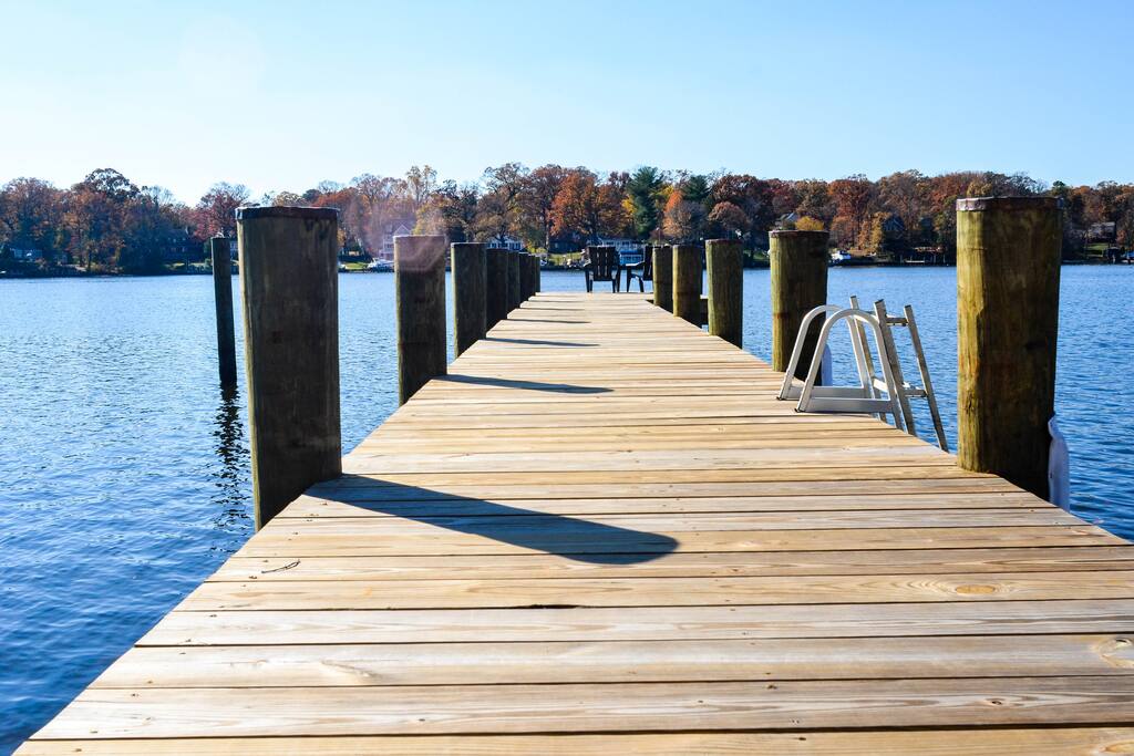 Full dock supports two boats