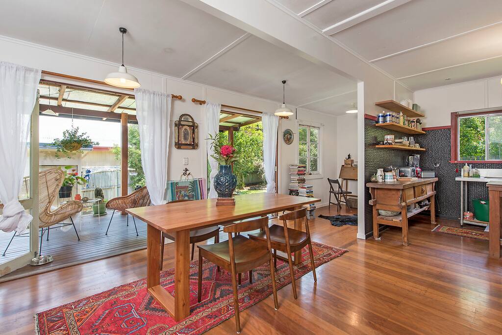 Big spotted gum dining table