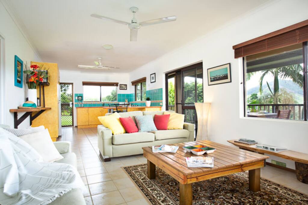 Open plan living space