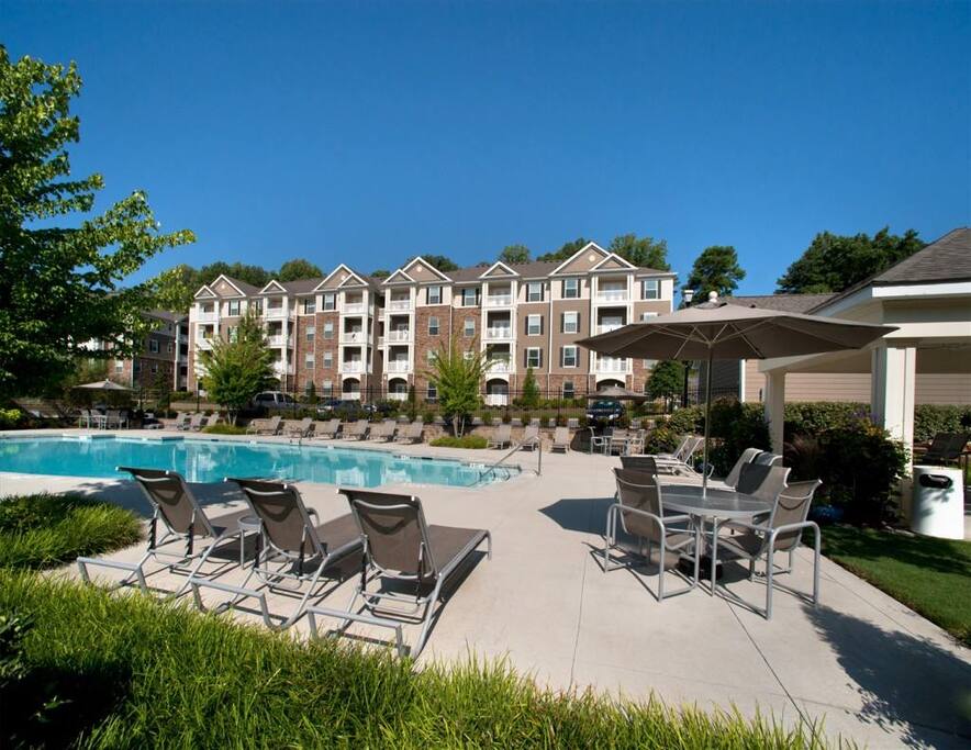 Poolside View