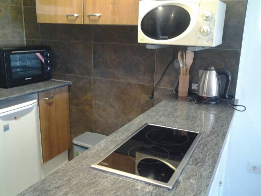 New digital ceramic hob with two rings