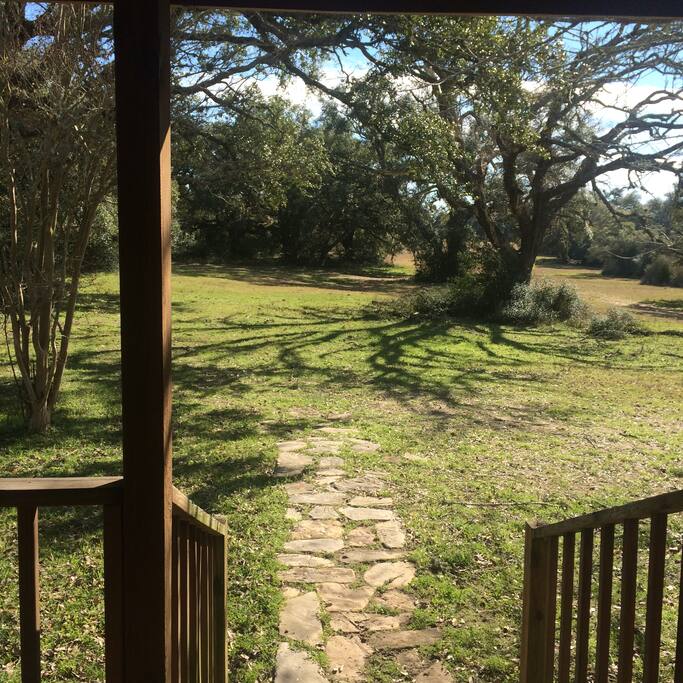 view off the front porch