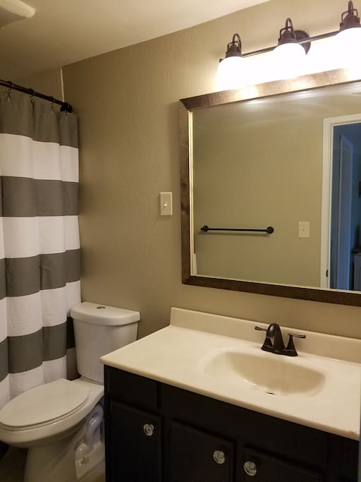 Bathroom with heated floors