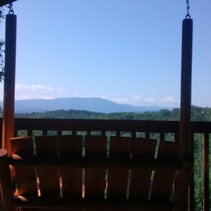 Porch swing view