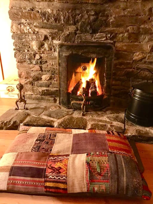 Relax in front of the open fire place and enjoy the cottage after a day exploring Connemara.