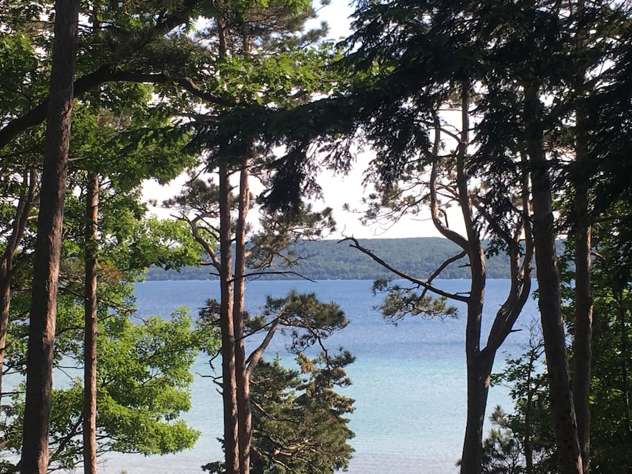 Summer view from private deck.