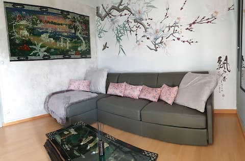 Top Airbnb: Villa Emeraude, charming, chic, quiet, in Montpellier in Prés D'arènes