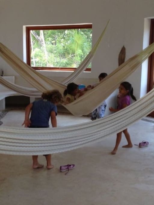Hammocks to rest or swing away