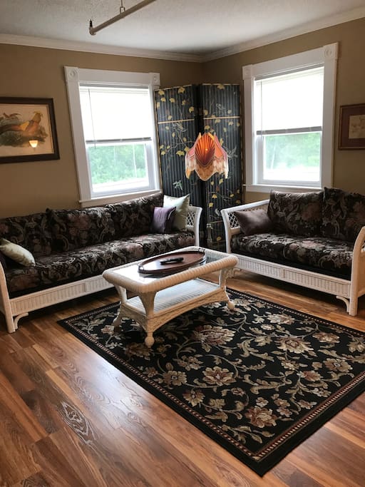 Resting area is inviting and may also sleep 1