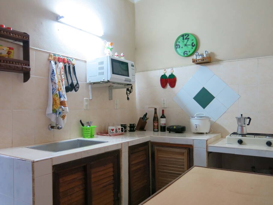 Cocina Equipada Larga Estancia