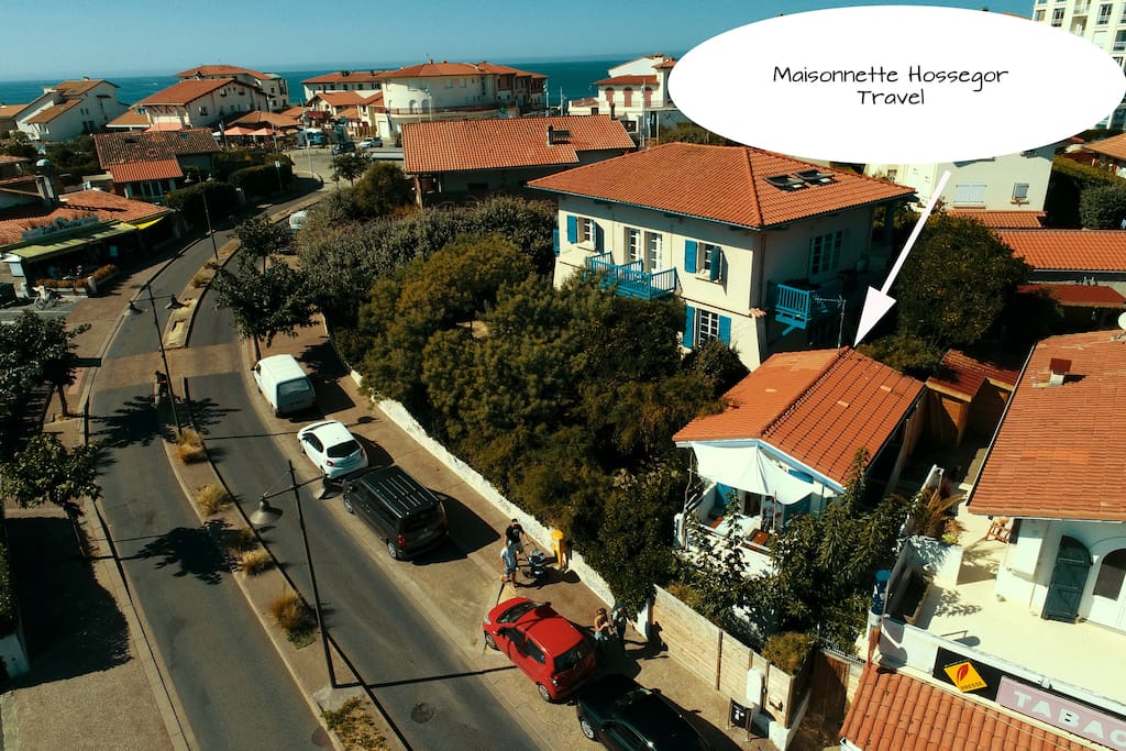 villa sea and surf vue aérienne