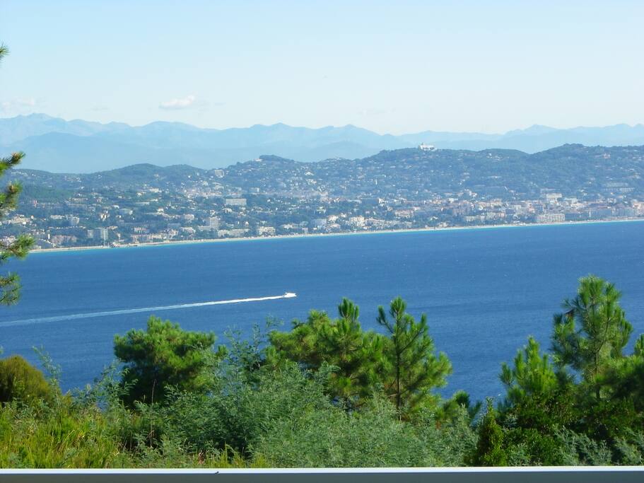 vue de la terrasse