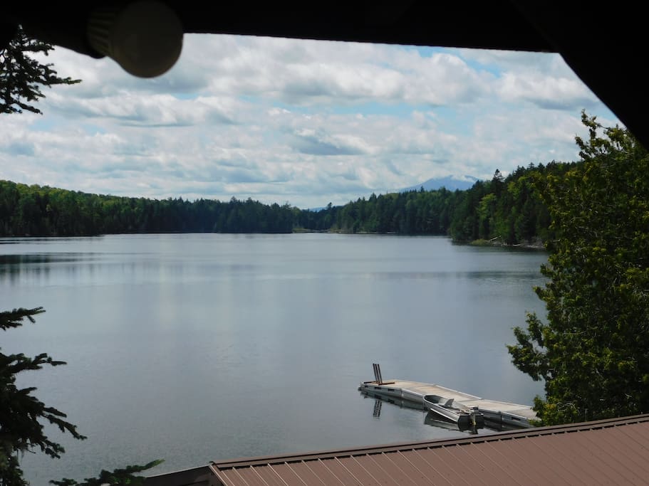 view of Davis Pond From Porch