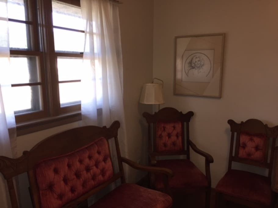 There are areas to lounge and unwind.
