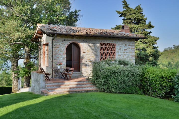 Old hayloft on the Chianti hills