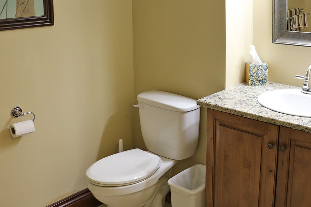 Spacious bathroom