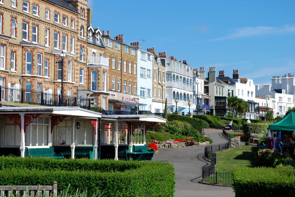 Immediately adjacent to Viking Bay