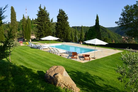 Typical Tuscan country house