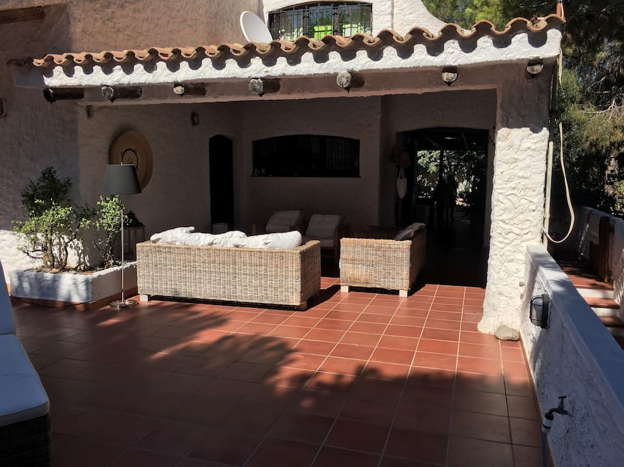 Covered patio 1st floor