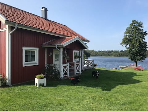 Top performing Airbnb: Beachfront accommodation in Djuvanäs in Vetlanda