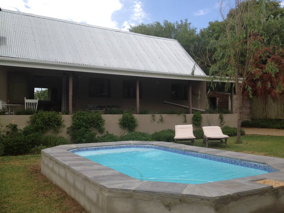 Plunge pool ideal for those hot summer days