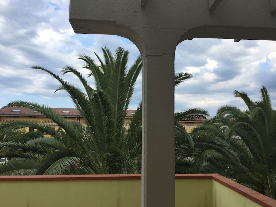 Veduta dal terrazzo di ingresso