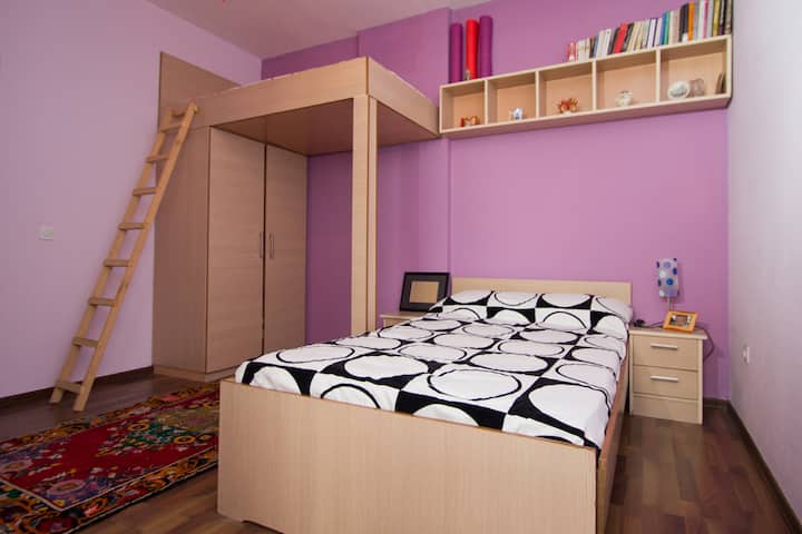 Bedroom with two beds