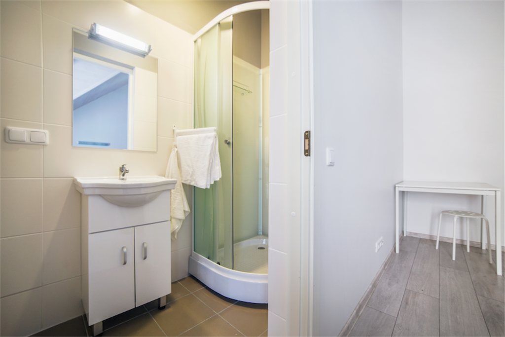 Each room has it's bathroom