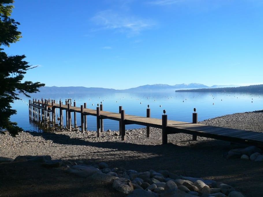 View of the Tahoe Swiss Village dock