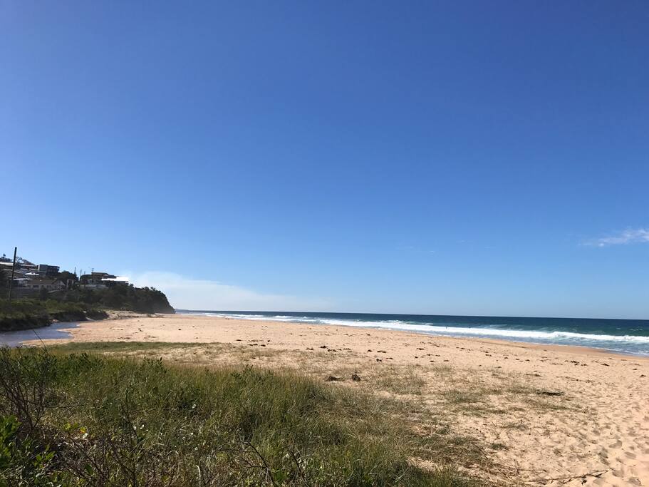 Beautiful tranquil Beach-front