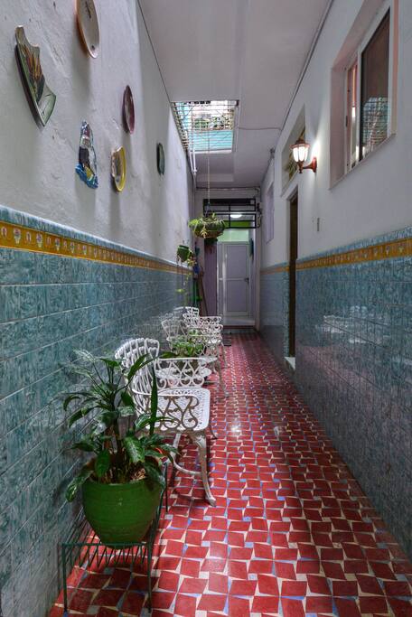 Pasillo hacia habitaciones