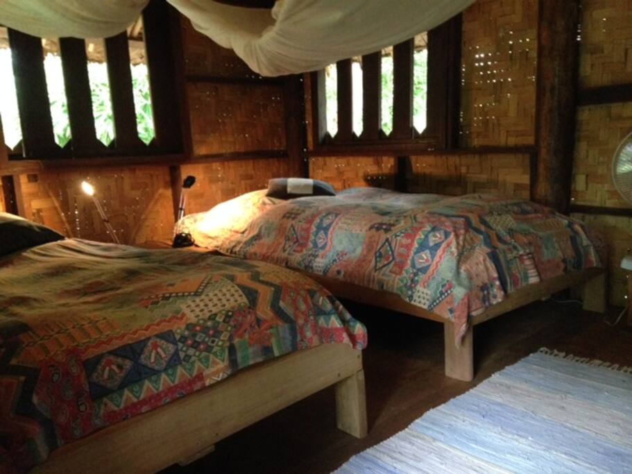 Hacienda, upstairs twin bedroom