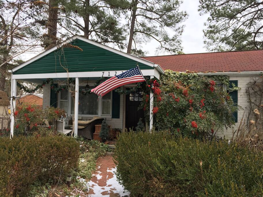 Front View of the Cottage