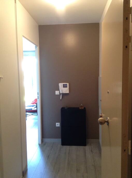 Entrée de l'appartement.