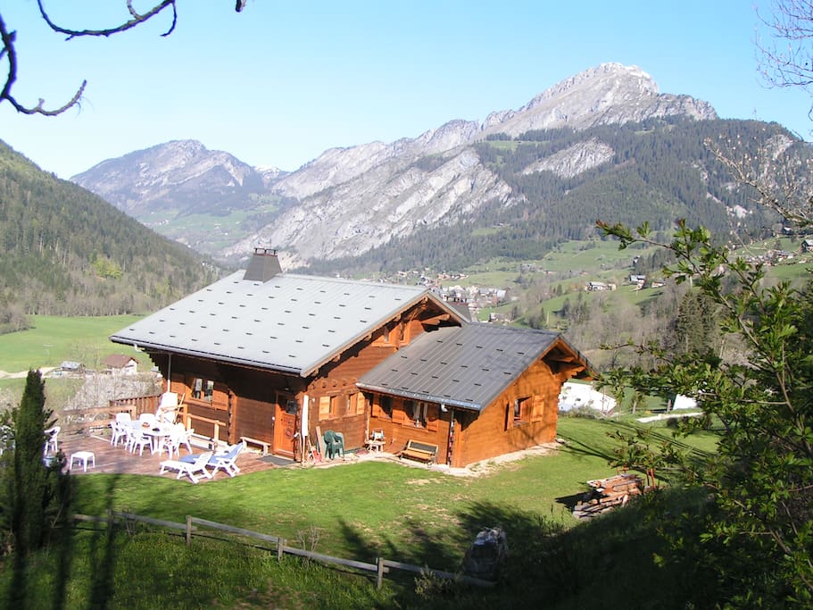 chalet vue du haut