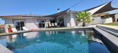 Family villa with heated pool