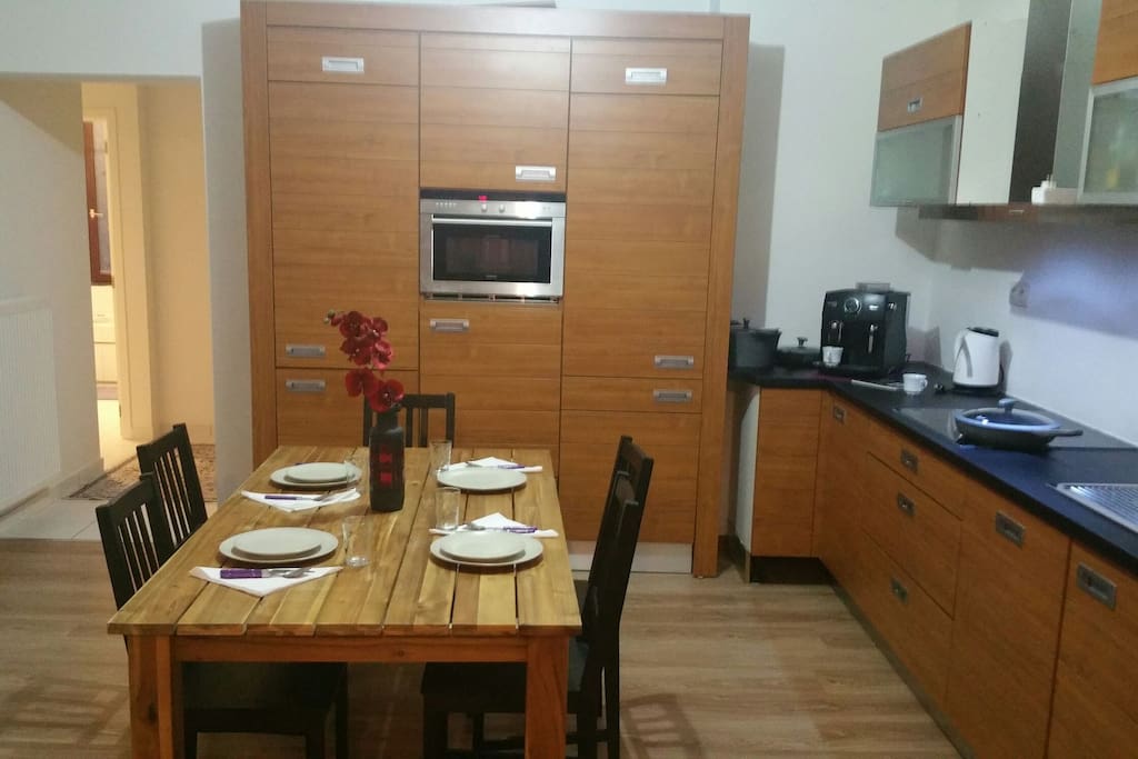 Kitchen space fully equipped