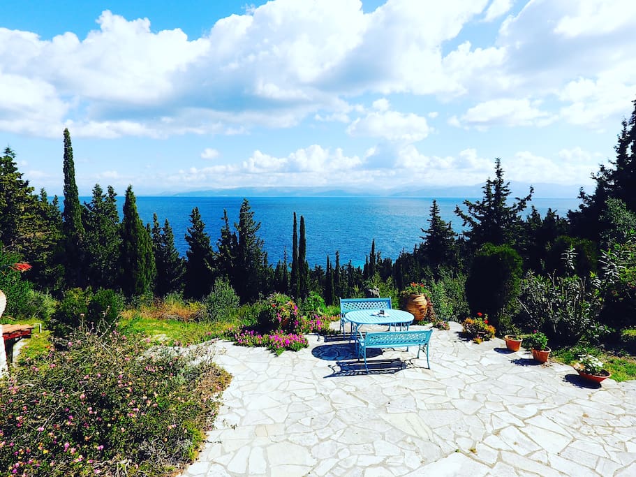 The terrace